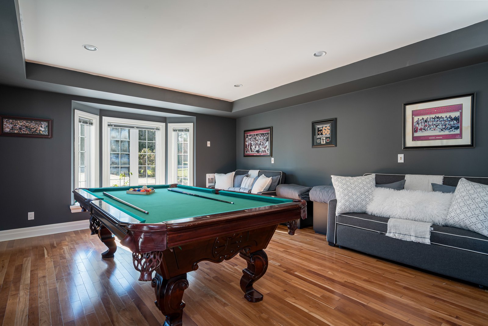 11. Pool room 1 after