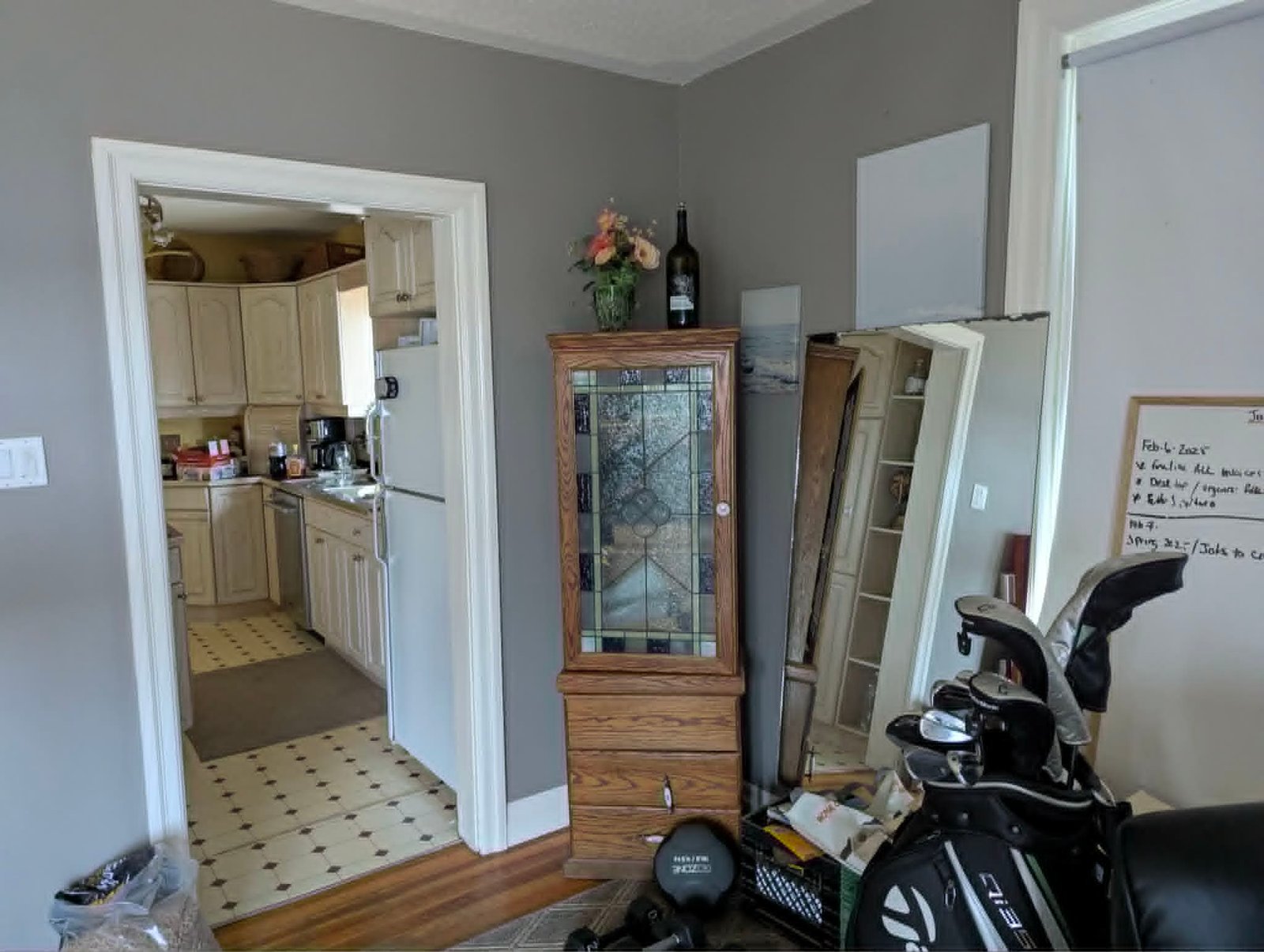 3. Before - Dining area section 1
