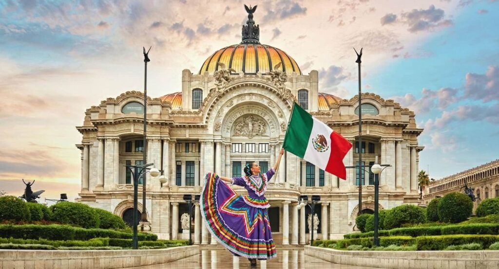 Palacio de Bellas Artes iconic art nouveau architecture and cultural landmark in Mexico City