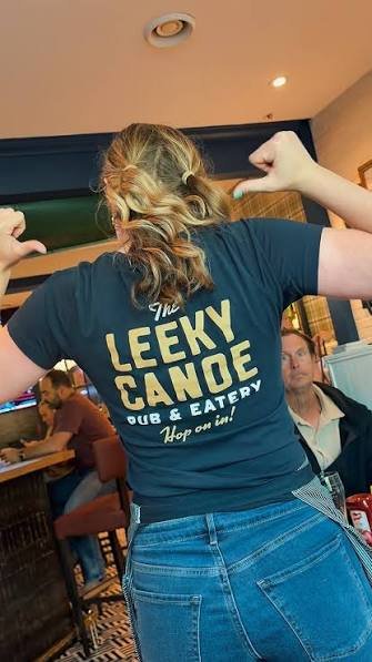The Leeky Canoe pub and eatery restaurant interior in Meaford