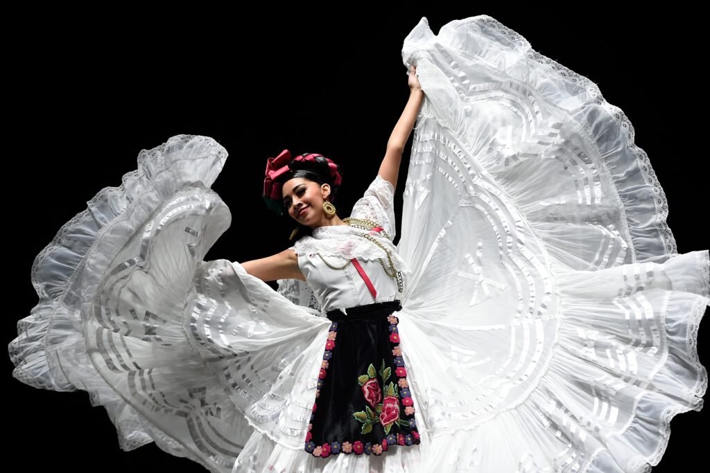 Ballet Folklórico vibrant traditional dance performance and colorful costume in Mexico City