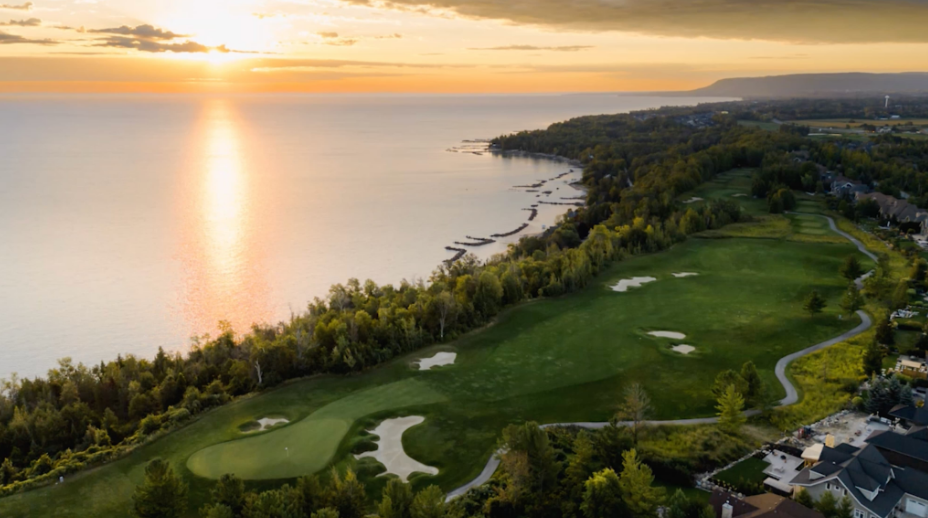Lora Bay Golf Course overlooking Georgian Bay and the Niagara Escarpment