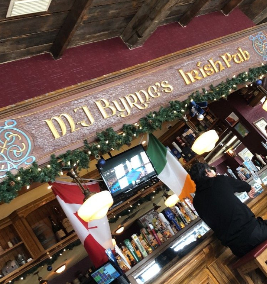 MJ Byrne's Irish Pub lively evening gathering spot in Blue Mountain Village