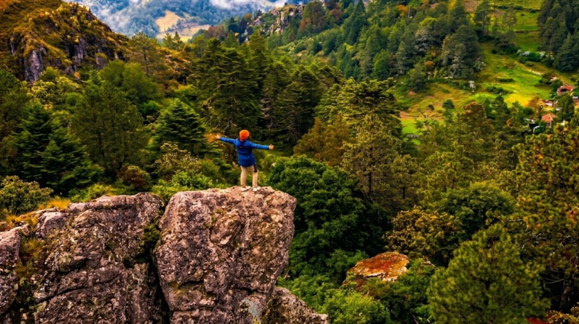 Community-guided hiking through the Sierra Norte mountains of Oaxaca